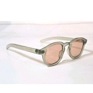 Genusee Sunglasses Classic Round Smoke Amber Unisex